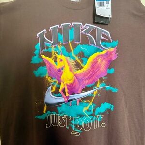 Nike Oversized Fit Brown Tee